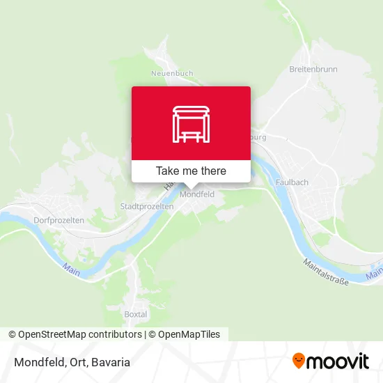 Карта Mondfeld, Ort
