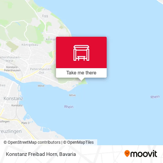 Карта Konstanz Freibad Horn