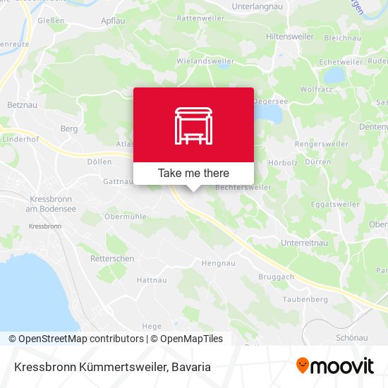 Kressbronn Kümmertsweiler map