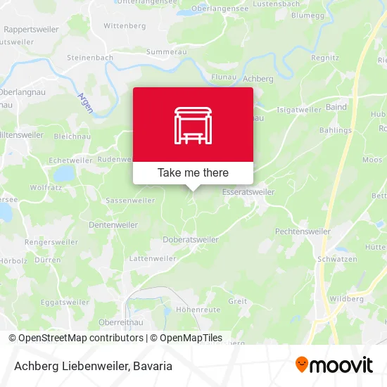 Карта Achberg Liebenweiler