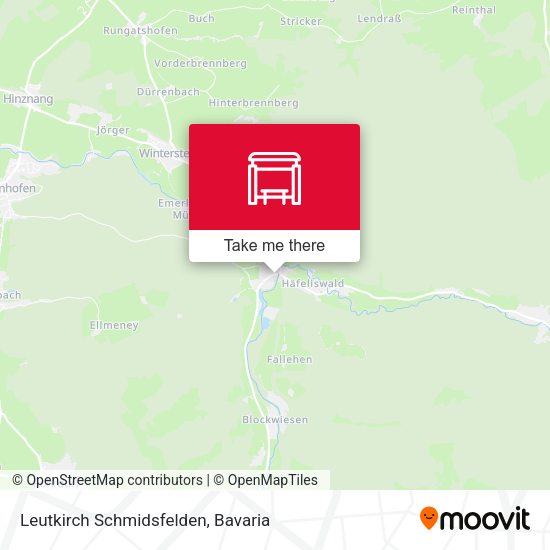 Leutkirch Schmidsfelden map