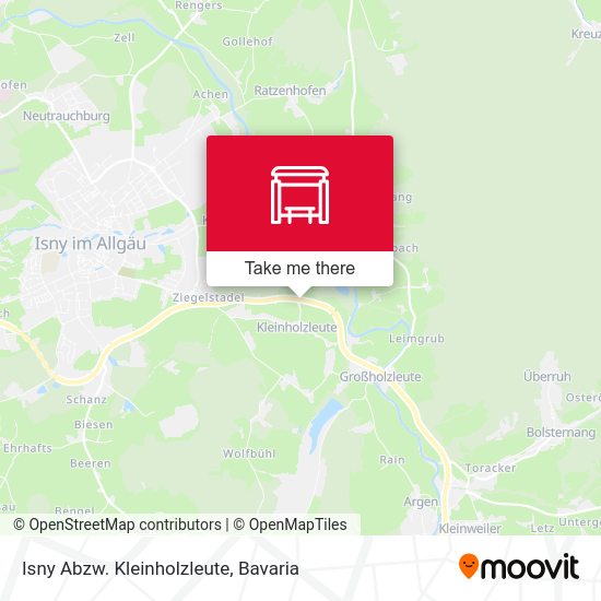 Isny Abzw. Kleinholzleute map