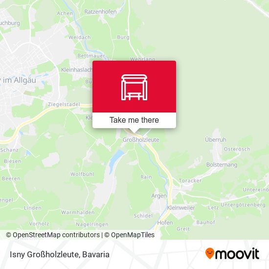 Isny Großholzleute map