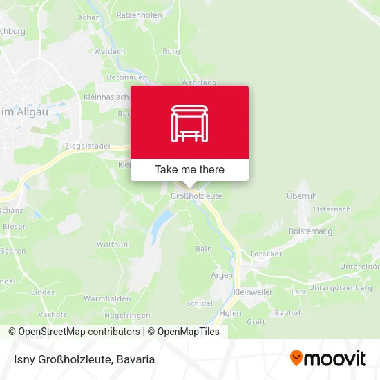 Карта Isny Großholzleute