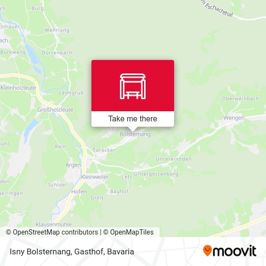 Isny Bolsternang, Gasthof map