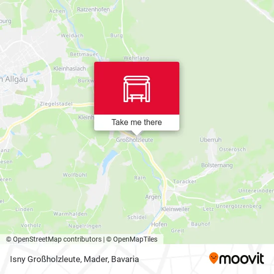 Карта Isny Großholzleute, Mader