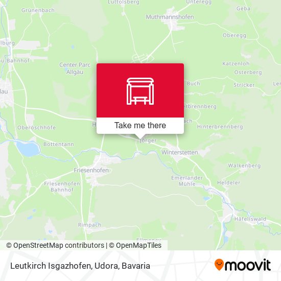 Leutkirch Isgazhofen, Udora map