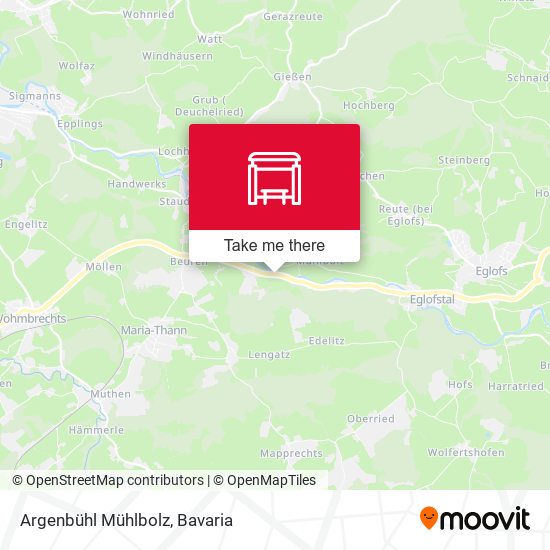 Argenbühl Mühlbolz map