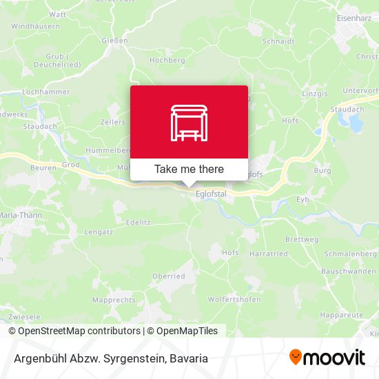 Argenbühl Abzw. Syrgenstein map
