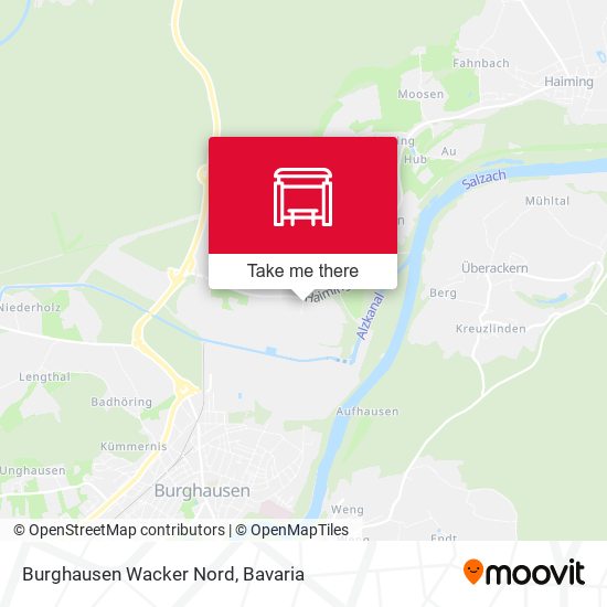Карта Burghausen Wacker Nord