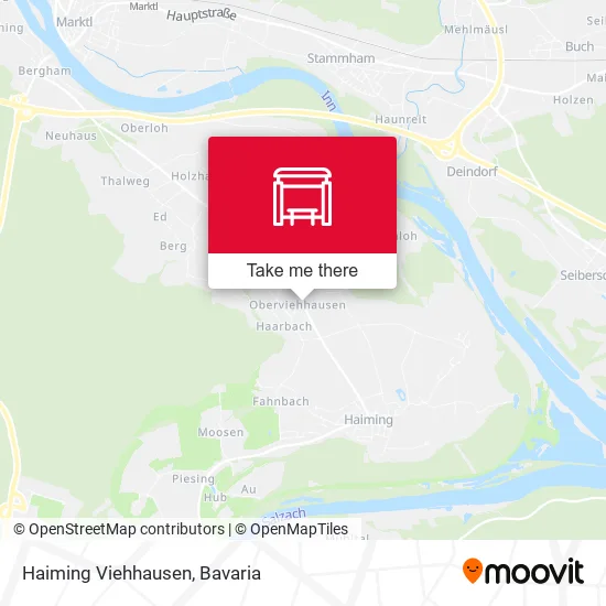 Карта Haiming Viehhausen