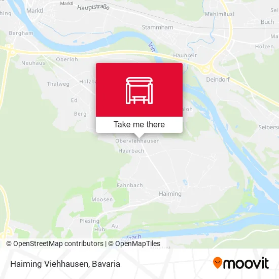 Карта Haiming Viehhausen