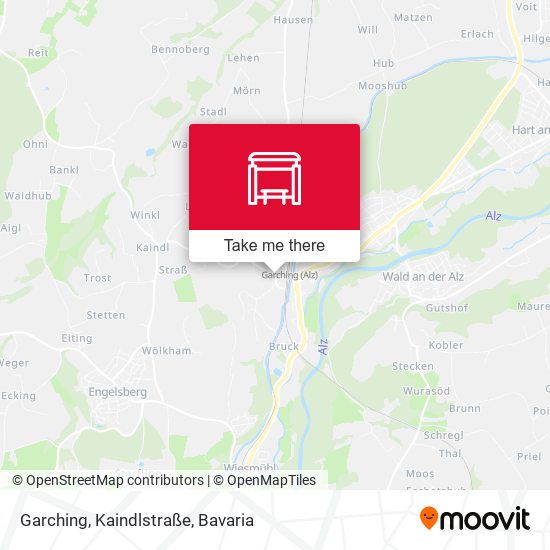 Garching, Kaindlstraße map