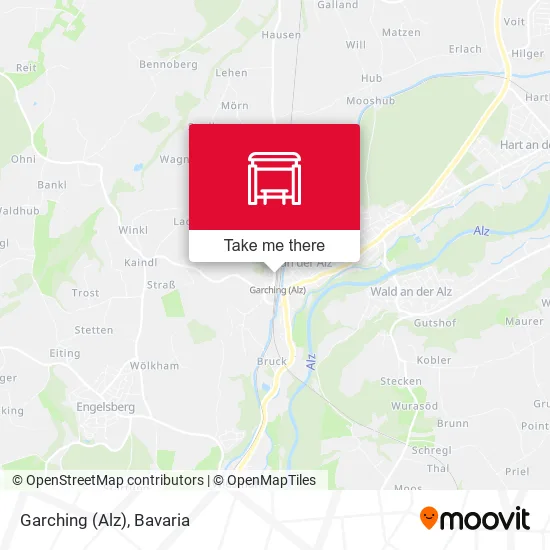 Карта Garching (Alz)