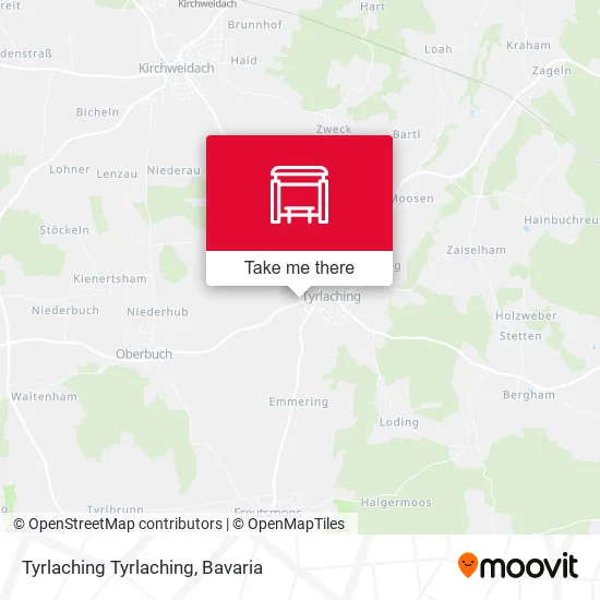 Карта Tyrlaching Tyrlaching