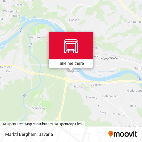 Карта Marktl Bergham