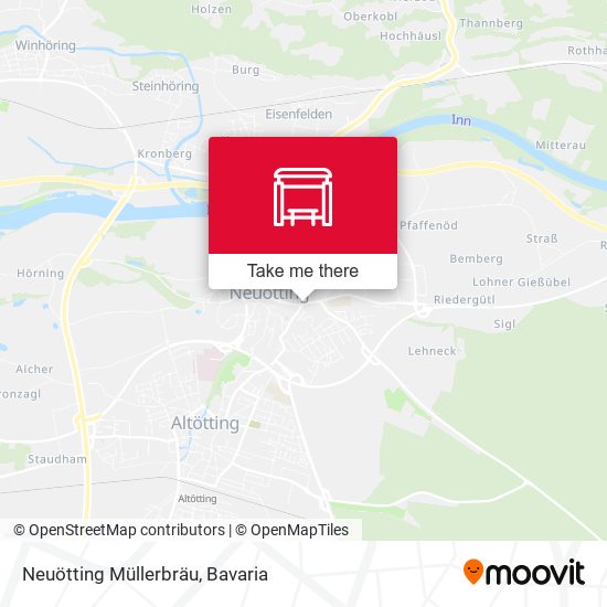 Neuötting Müllerbräu map