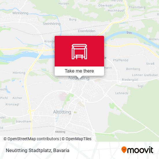 Neuötting Stadtplatz map