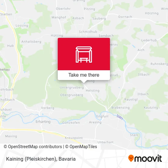 Карта Kaining (Pleiskirchen)