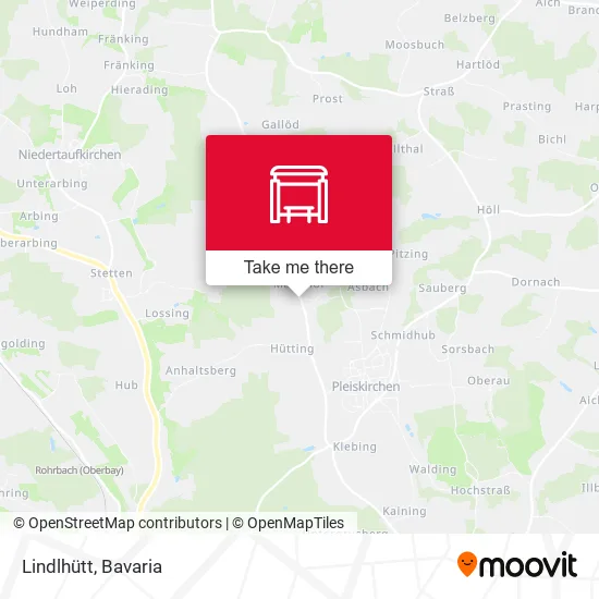 Карта Lindlhütt