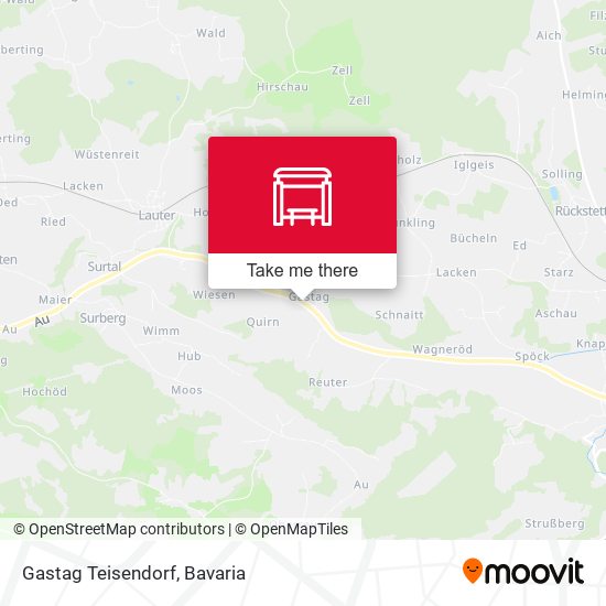 Карта Gastag Teisendorf
