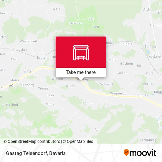 Карта Gastag Teisendorf