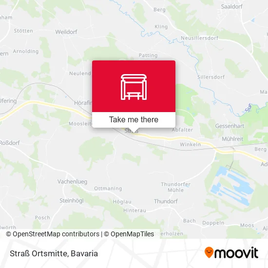 Карта Straß Ortsmitte