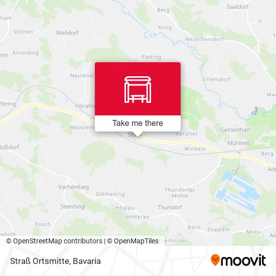 Карта Straß Ortsmitte