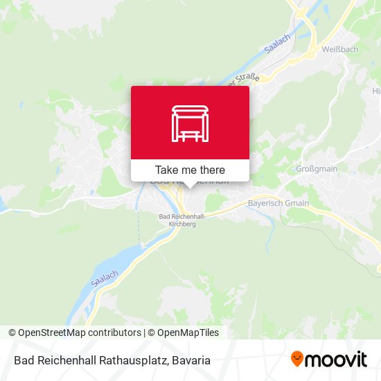 Bad Reichenhall Rathausplatz map