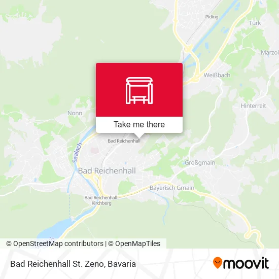 Карта Bad Reichenhall St. Zeno