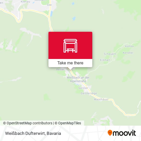 Weißbach Dufterwirt map