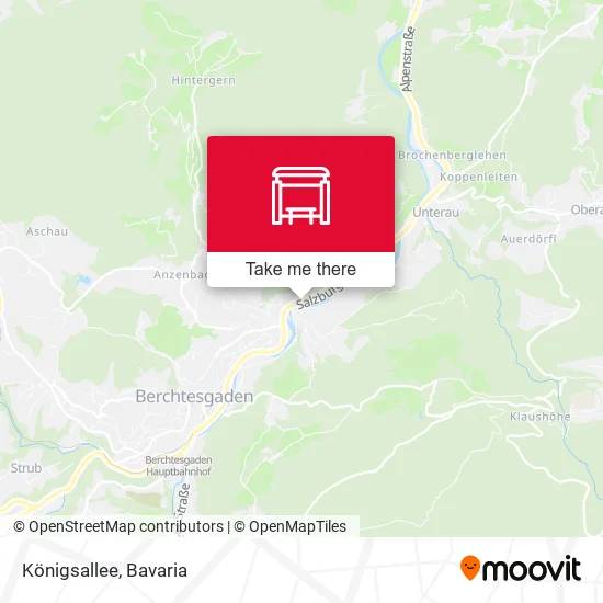 Карта Königsallee