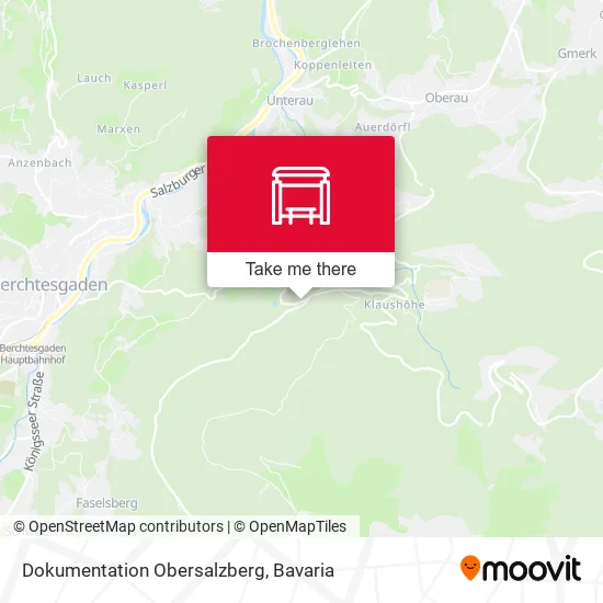 Карта Dokumentation Obersalzberg