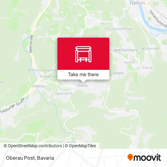 Карта Oberau Post