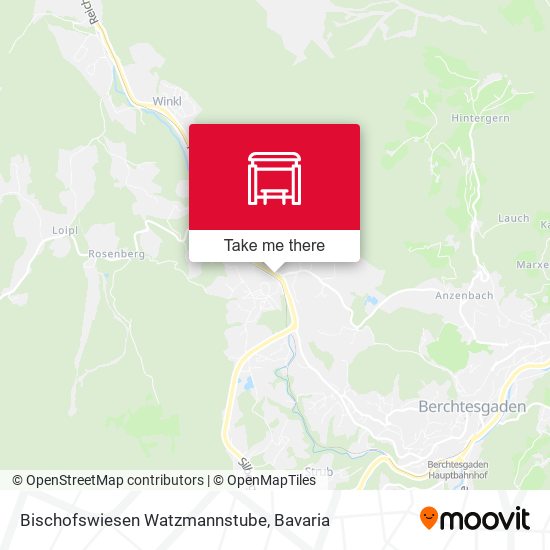 Bischofswiesen Watzmannstube map