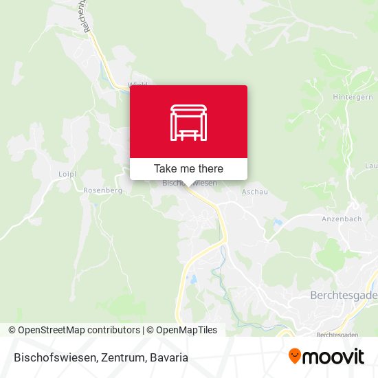 Bischofswiesen, Zentrum map