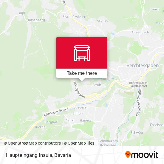 Карта Haupteingang Insula