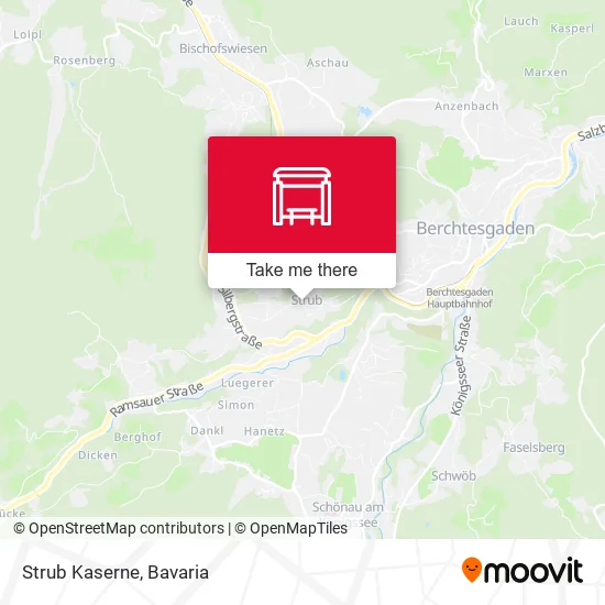 Карта Strub Kaserne