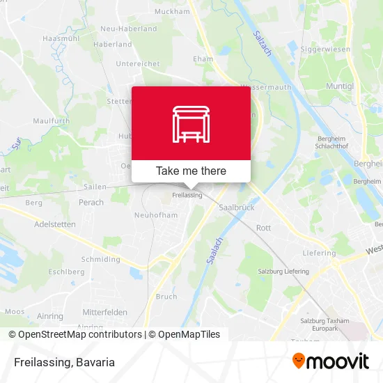 Карта Freilassing