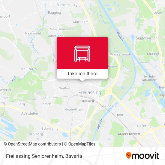 Карта Freilassing Seniorenheim