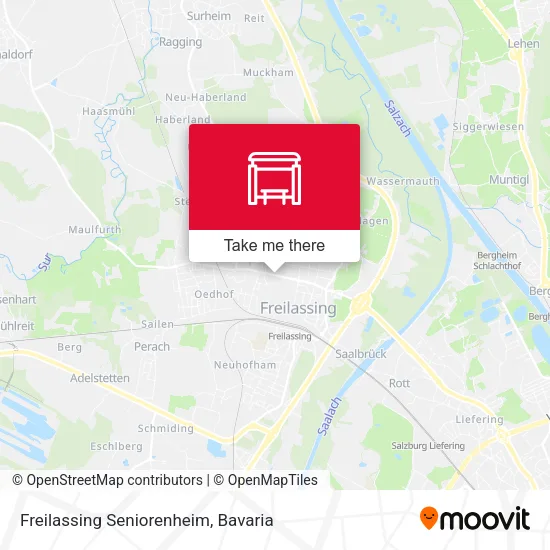 Карта Freilassing Seniorenheim