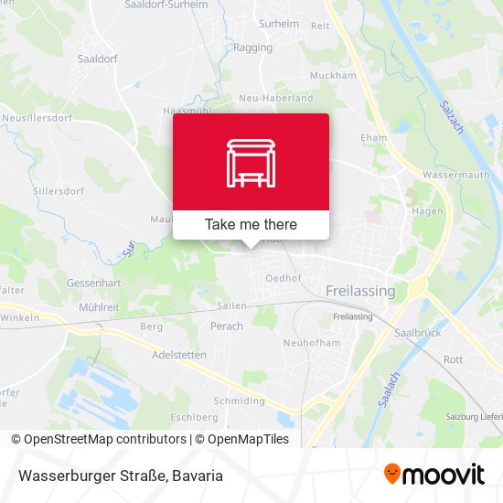 Wasserburger Straße map