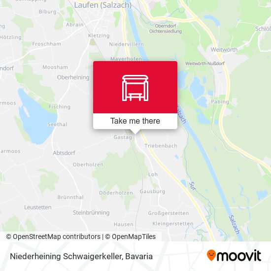Niederheining Schwaigerkeller map