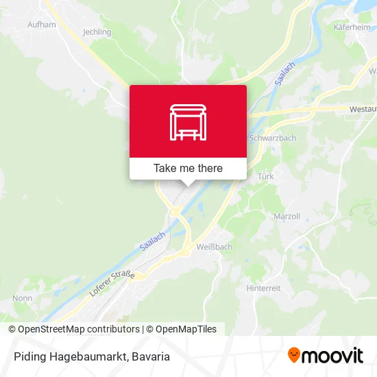 Карта Piding Hagebaumarkt