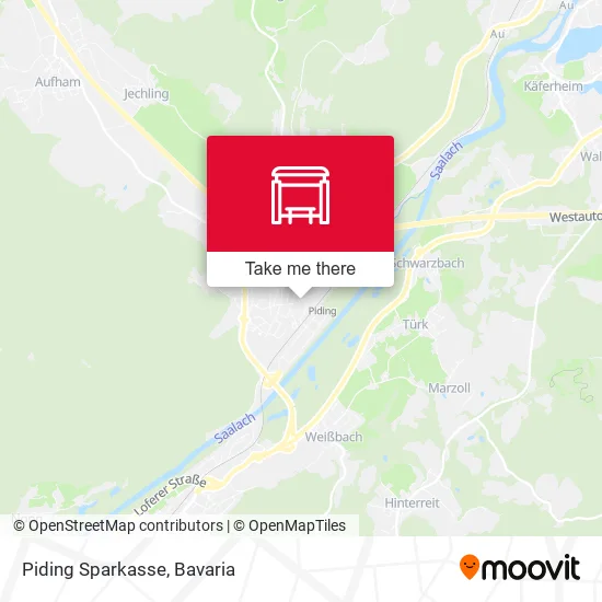 Карта Piding Sparkasse