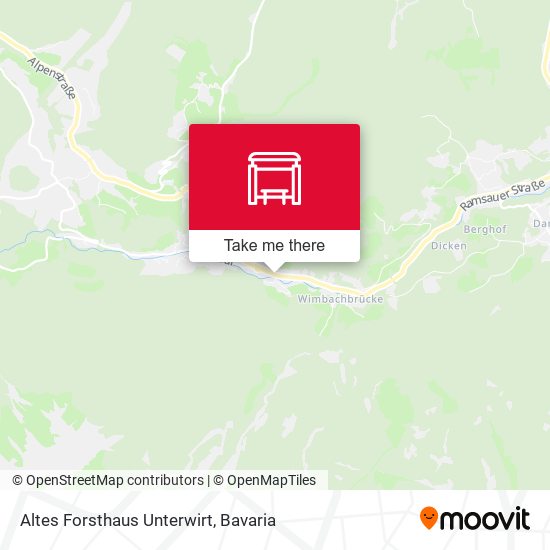 Altes Forsthaus Unterwirt map