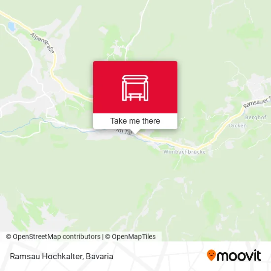 Карта Ramsau Hochkalter