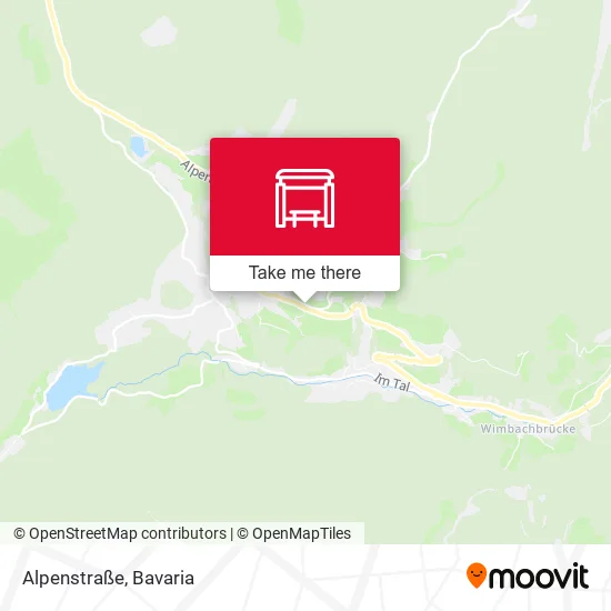 Карта Alpenstraße