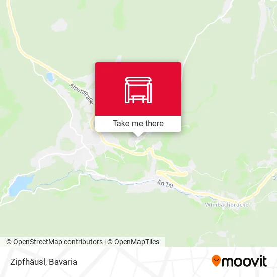 Карта Zipfhäusl