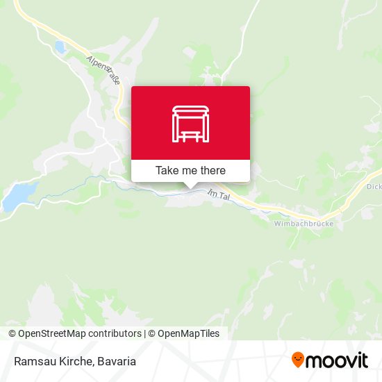 Ramsau Kirche map